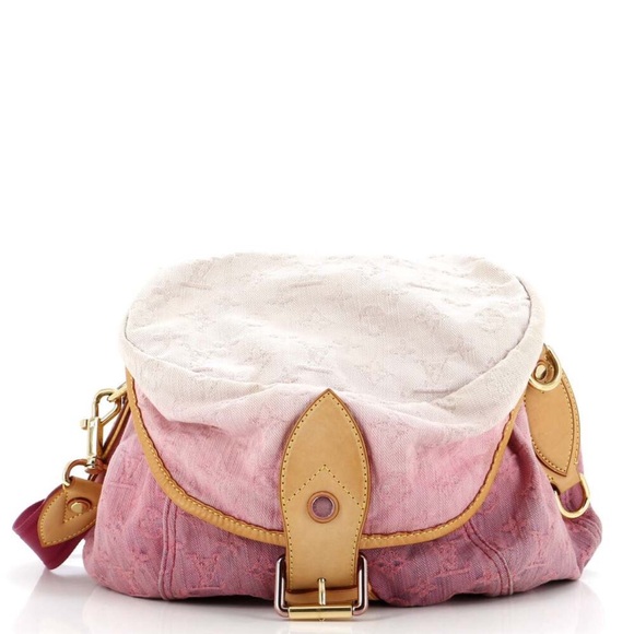 Louis Vuitton Handbags - Louis Vuitton Sunshine denim shoulder bag pink